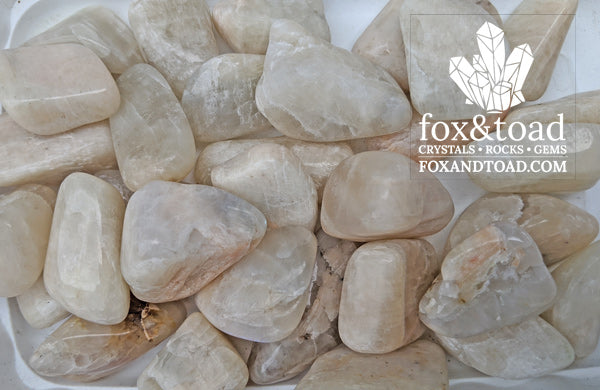 Moonstone, African Tumbled Stones