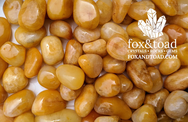 Quartz, Apricot Tumbled Stones