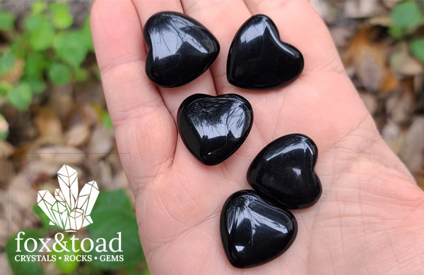 Pocket Heart — Obsidian, Black