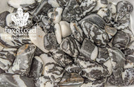 Jasper, Zebra (Black) Tumbled Stones