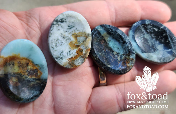 Blue Opal Worry Stone