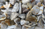 Chalcedony, Blue Tumbled Stones
