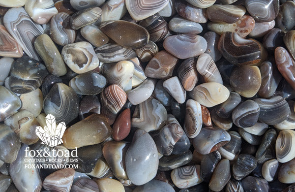 Agate, Botswana Tumbled Stones – fox&toad