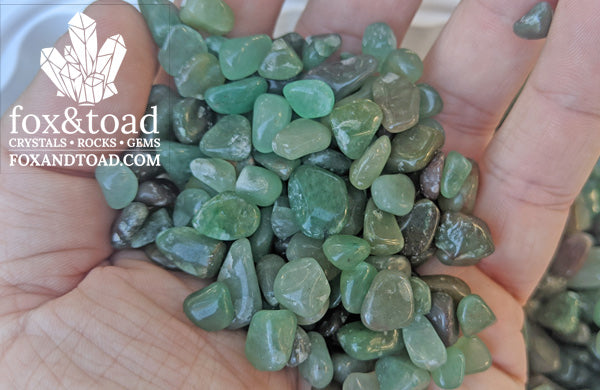 Green Aventurine Crystal Gravel Crystals for Luck Crystal Crafts Crystal  Gifts Green Aventurine Crystal Chips Gemstone Chips 