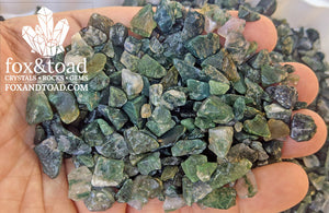 Agate, Moss Gemstone Chips