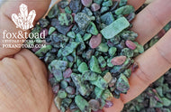 Ruby Zoisite Gemstone Chips