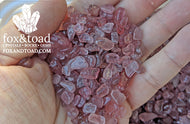 Quartz, Strawberry Gemstone Chips