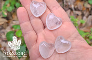Pocket Heart — Quartz, Clear