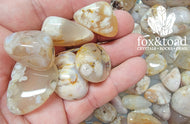 Agate, Flower Tumbled Stones