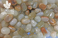 Calcite, Green Tumbled Stones
