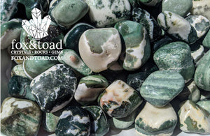 Sardonyx, Green Tumbled Stones