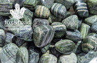 Jasper, Green Zebra Tumbled Stones