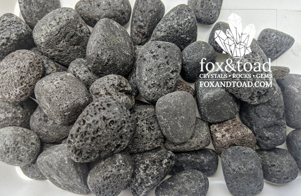 Lava Stone Tumbled Stones