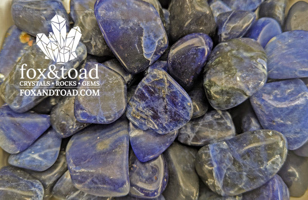 Sodalite, Midnight Tumbled Stones