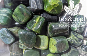Jade, Nephrite Tumbled Stones