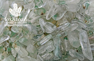 Fuchsite, Phantom in Quartz Tumbled Stones