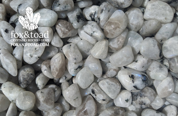 Moonstone, Rainbow Tumbled Stones