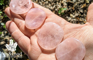 Quartz, Rose Worry Stone