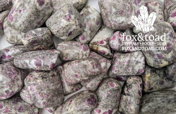Ruby in Mica Tumbled Stones