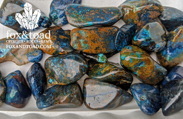 Shattuckite Tumbled Stones