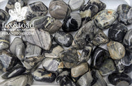 Jasper, Silver Leaf Tumbled Stones