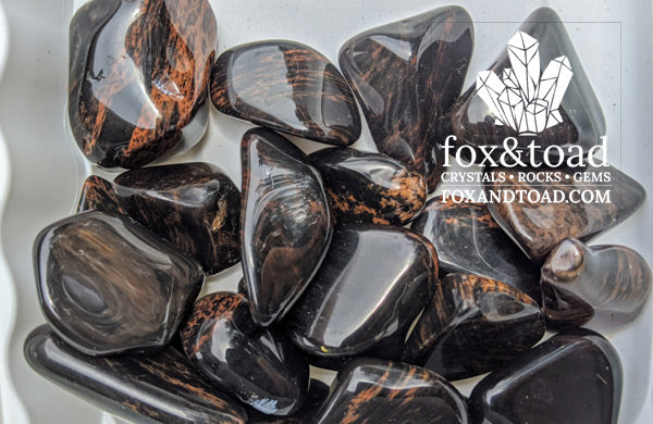 Obisidian, Utah Tumbled Stones