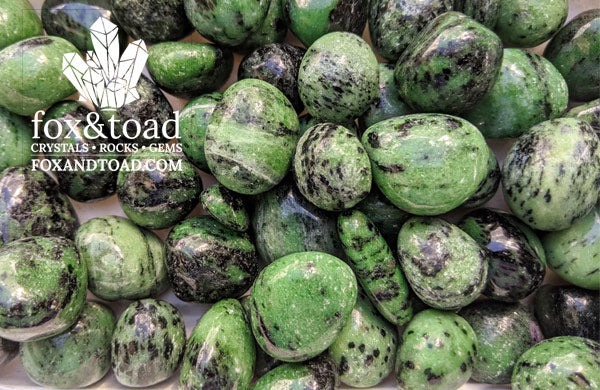 Zoisite  (No Ruby) Tumbled Stones