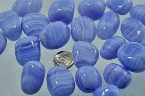 Agate, Blue Lace Tumbled Stones