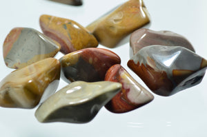 Jasper, Desert (Polychrome)  Tumbled Stones